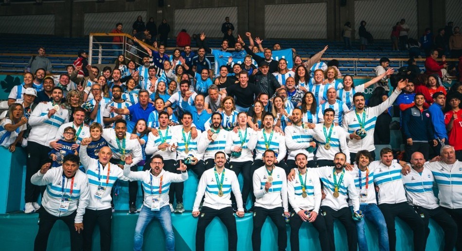 El handball argentino en la cima del continente tras un convincente triunfo ante Brasil