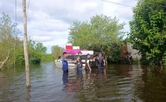 Corrientes: San Luis del Palmar en emergencia por un temporal sin precedentes