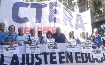 Paro docente: En repudio a la reforma laboral, la CTERA se moviliza