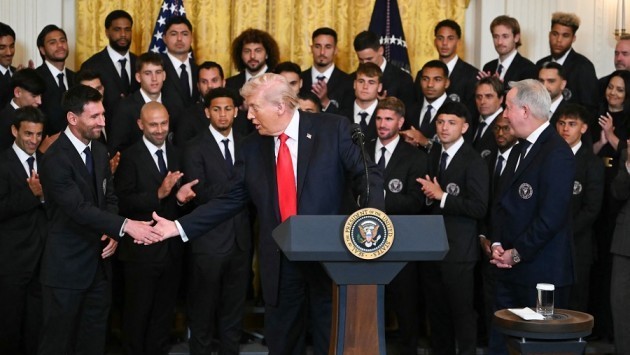 Donald Trump a Messi: 