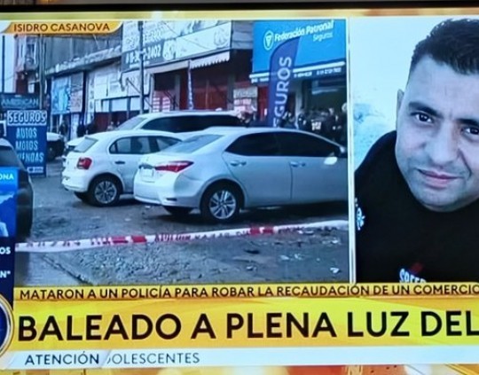 La Matanza: Matan a un policía que custodiaba la recaudación de un local