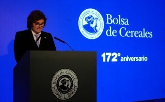 Milei anunció la baja de retenciones al trigo, a la cebada y a la soja