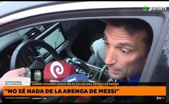 Lionel Scaloni habló tras llegar a su casa en Pujato: “Perdimos porque ellos jugaron mejor”