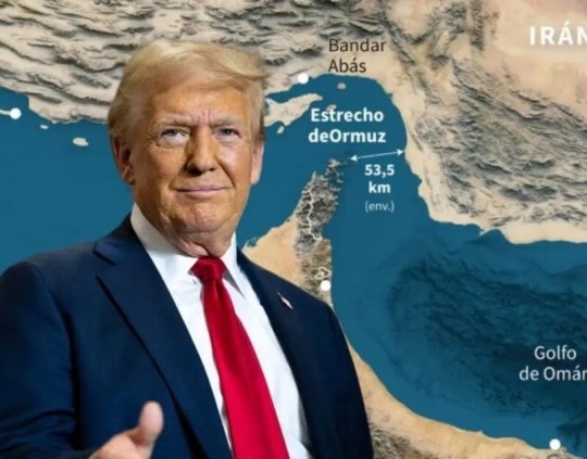 Donald Trump amenazó con declarar al estrecho de Ormuz como territorio de EEUU