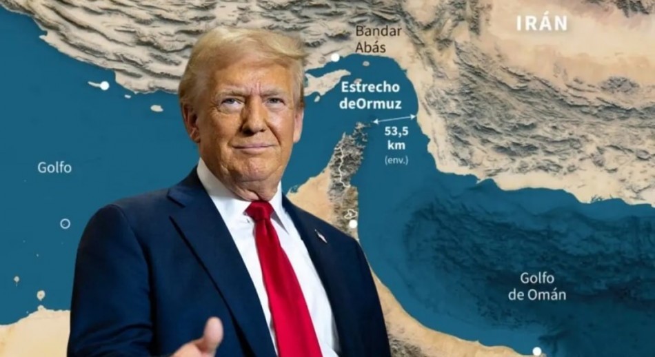 Donald Trump amenazó con declarar al estrecho de Ormuz como territorio de EEUU