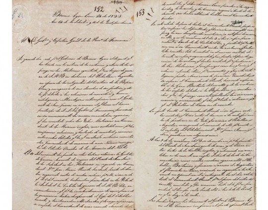 Hallaron una carta inédita de 1833 que relató la ocupación británica de las Islas Malvinas