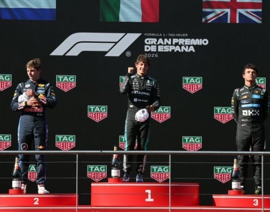 Colapinto brilló y quedó séptimo en el Gran Premio de España de Fórmula 1