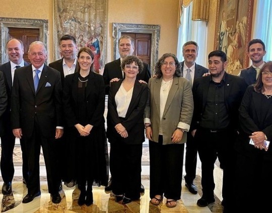 Delegación de la CGT expuso ante el Papa la situación del país