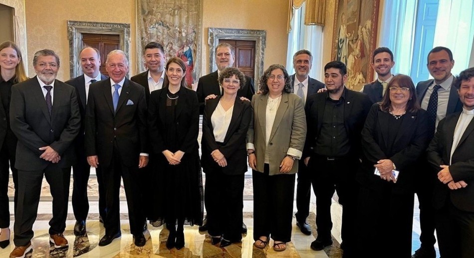 Delegación de la CGT expuso ante el Papa la situación del país