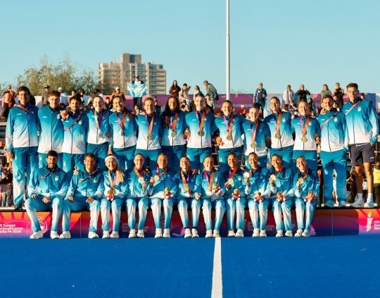 Odesur 2026: Argentina cosechó dos medallas de oro en hockey sobre césped masculino y femenino