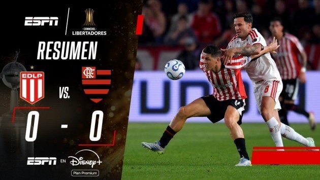 Estudiantes igualó sin goles ante Flamengo y definirá el pase a la final en el Maracaná
