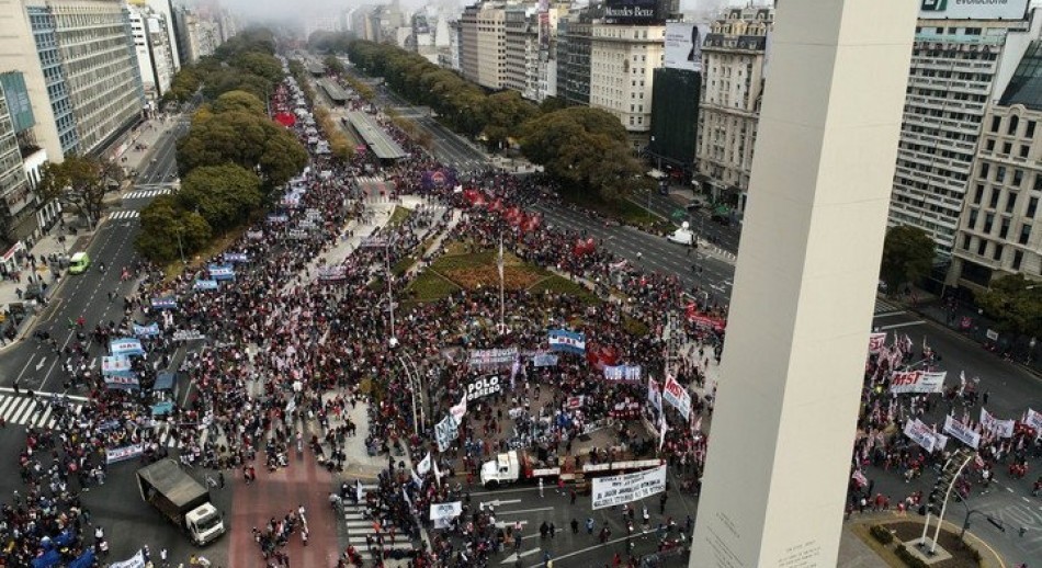 Las organizaciones sociales opositoras desafían al Gobierno con otra jornada de protesta