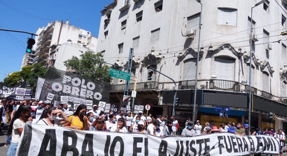 Marcha piquetera: «El Gobierno ya no puede esconder el ajuste»