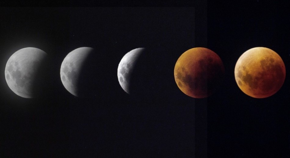 El eclipse total de luna se observó con entusiasmo y curiosidad en casi todo el país
