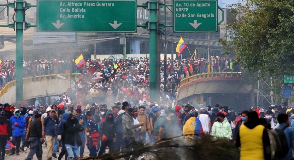 Ecuador: El líder de las protestas piden parar de reprimir para poder dialogar