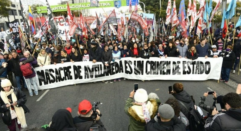 20 años de la Masacre de Avellaneda: Organizaciones se movilizaron con críticas al Gobierno